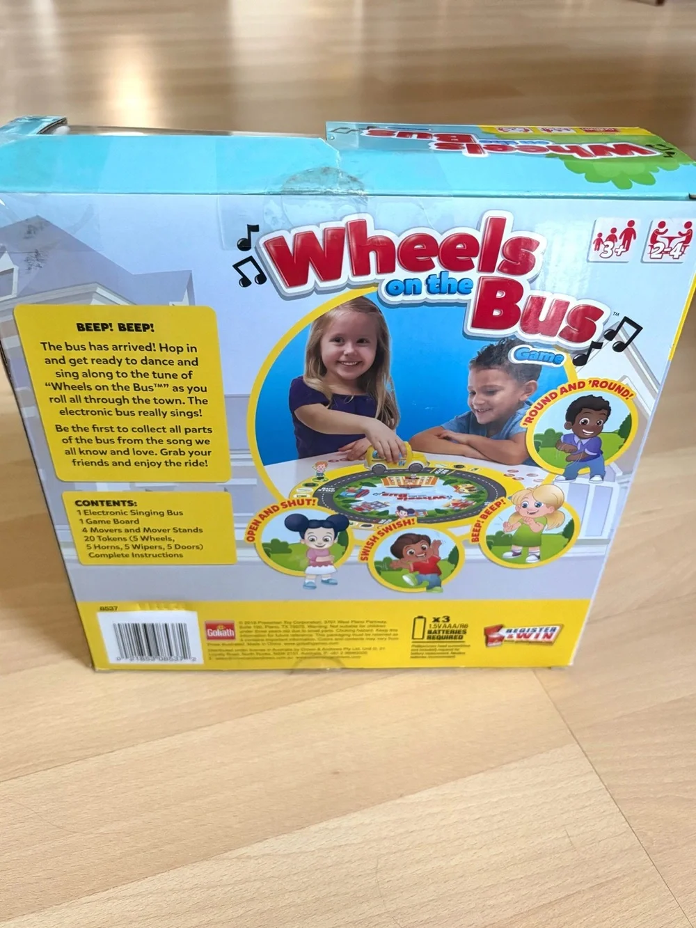 Wheels On The Bus Board Game for Kids — Collect All the Parts of the Bus!